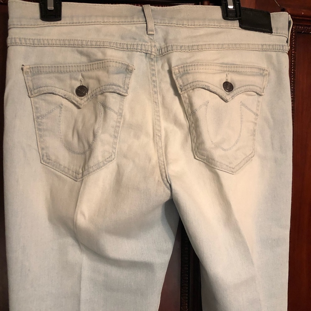 True Religion Cora Mid Rise Straight Jeans